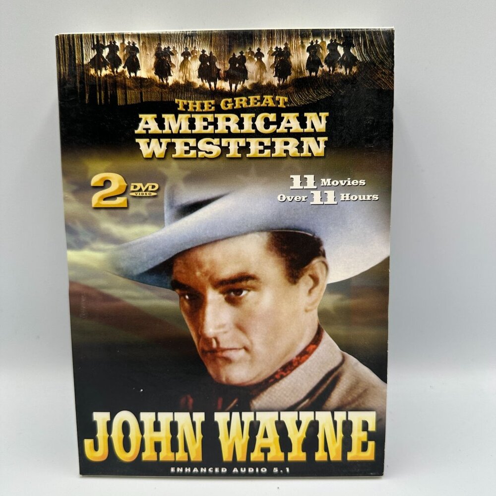 The Great American Western John Wayne 11 Movies Enhanced Audio DVD Set